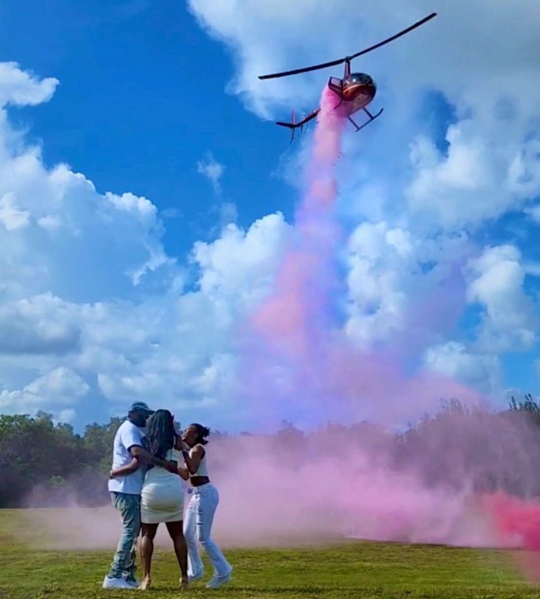helicopter reveal gender reveal jamaicareveal Jamaica
