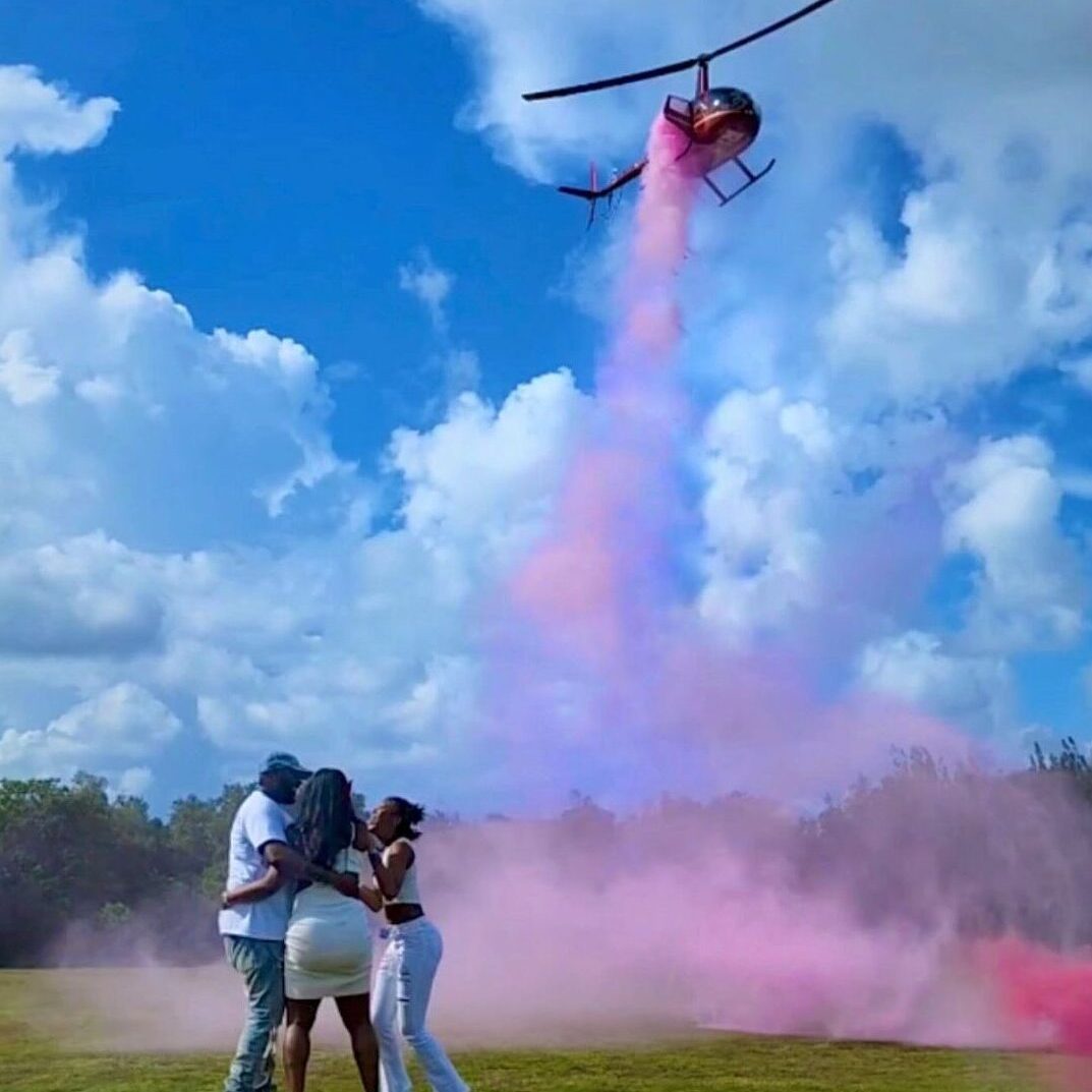 helicopter reveal gender reveal jamaicareveal Jamaica